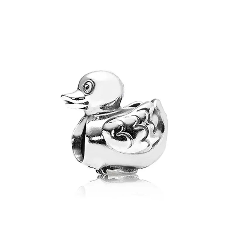 S925 Sterling Silver 11 Cab Taxi Cow Wish Bunny Charm Bead