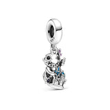 S925 Sterling Silver Ocean Summer Pendant Charm for DIY Bracelet