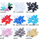 100pcs 30*35mm Resin Rhinestone Flatback Beads Stone Art DIY Wedding