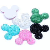 100pcs 30*35mm Resin Rhinestone Flatback Beads Stone Art DIY Wedding