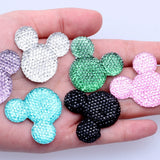 100pcs 30*35mm Resin Rhinestone Flatback Beads Stone Art DIY Wedding