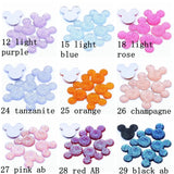 100pcs 30*35mm Resin Rhinestone Flatback Beads Stone Art DIY Wedding