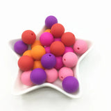 100pcs 15MM Round Silicone Teething Bead For Baby BPA Safe DIY