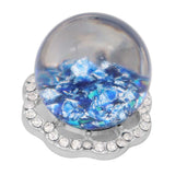 10pcs Crystal Ball Metal Snap Button for 18mm Snaps Jewelry
