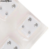12Pairs Surgical Steel Earrings Set Piercing Tool Kit