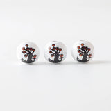 20Pcs Halloween Wooden Beads DIY Party Bead Decoration Children's Toys