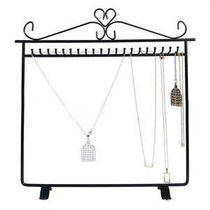 20 Hooks Jewelry Stand Rack Display Storage Hanging Holder Earring Necklaces Org