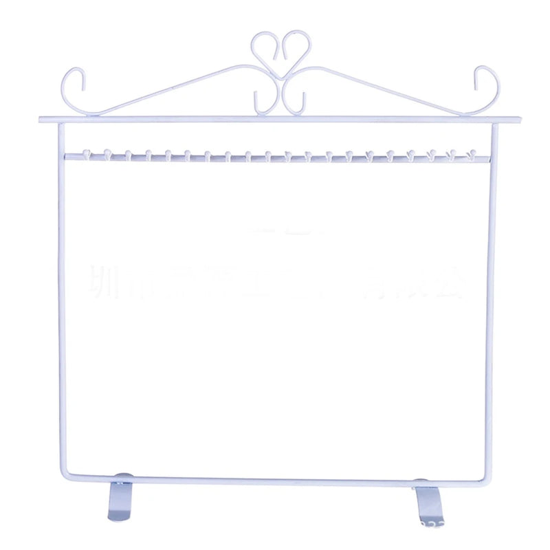 20 Hooks Jewelry Stand Rack Display Storage Hanging Holder Earring Necklaces Org