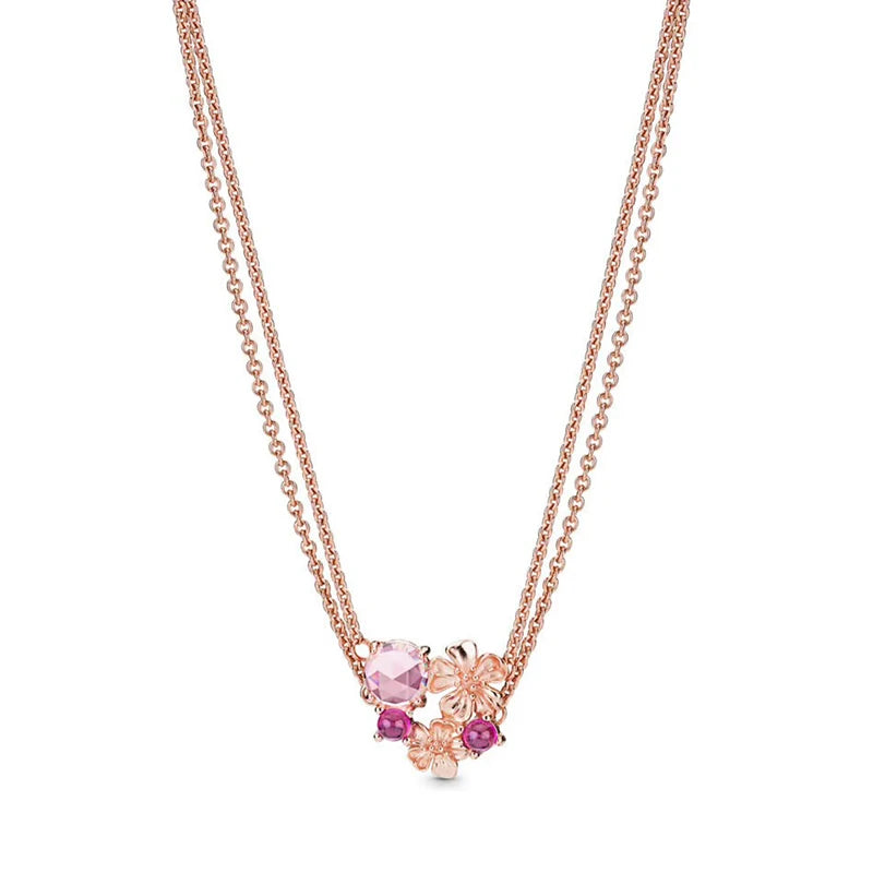 925 Silver Locket Crown Beads Necklace DIY Women Jewelry