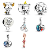 925 Sterling Silver Animal Charm for DIY Bracelet