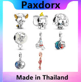 925 Silver Mother's Animal Charm for Bracelet DIY Gift