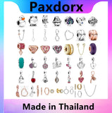 S925 Sterling Silver Autumn Pendant Charm for DIY Bracelet Necklace