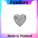 S925 Sterling Silver Heart Shaped Earrings Stud for Women