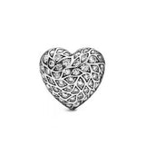 S925 Sterling Silver Heart Shaped Earrings Stud for Women