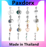 S925 Sterling Silver Winter Pendant Dangle for Women Bracelet