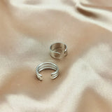 Ear Cuff Earrings Women Copper Alloy S925 Silver Plated Clip Cartilage Jewelry