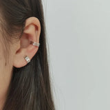 Ear Cuff Earrings Women Copper Alloy S925 Silver Plated Clip Cartilage Jewelry