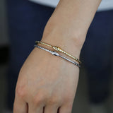 CZ Snake Cuff Bracelet for Wedding Jewelry