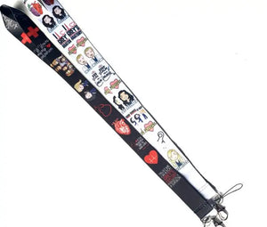 20pcs Grey's Anatomy Lanyard Neck Strap ID Badge Key Chain