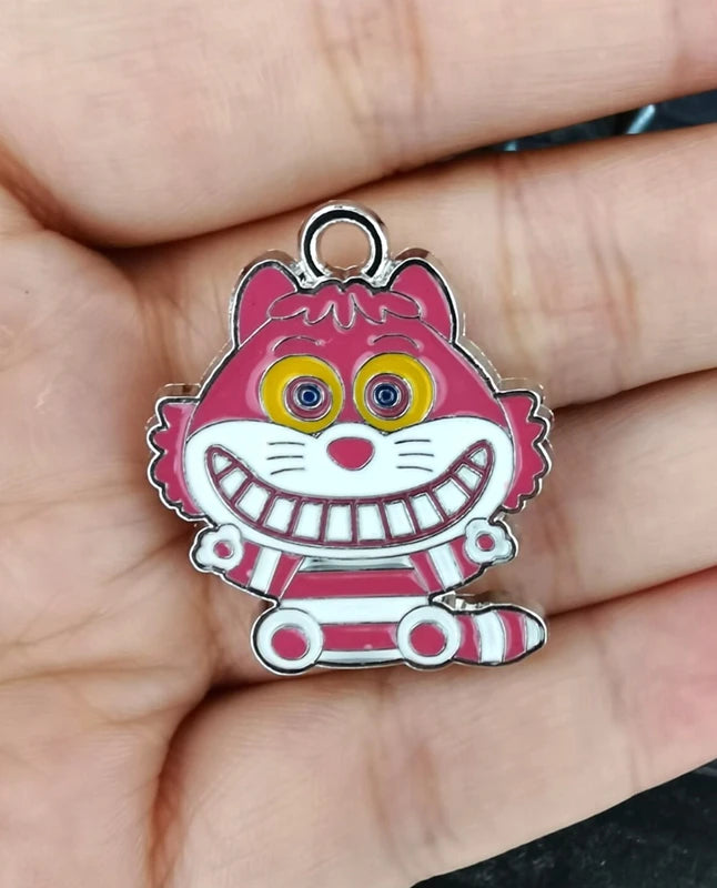 20pcs Cat Metal Charm Pendants for DIY Jewelry Making
