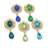 10Pcs Golden Mini Acrylic Crystal Brooch Wedding Decoration