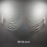2PCS W-Shaped Underwear Steel Bracket Swimwear Steel Brackets