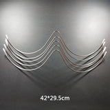 2PCS W-Shaped Underwear Steel Bracket Swimwear Steel Brackets