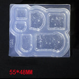 3D Mini Toast UV Resin Silicone Mold Miniture Food Play Mold Tool