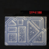 3D Mini Toast Silicone Mold for UV Resin
