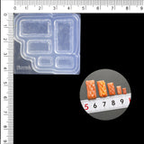 3D Mini Toast UV Resin Silicone Mold for Food Play