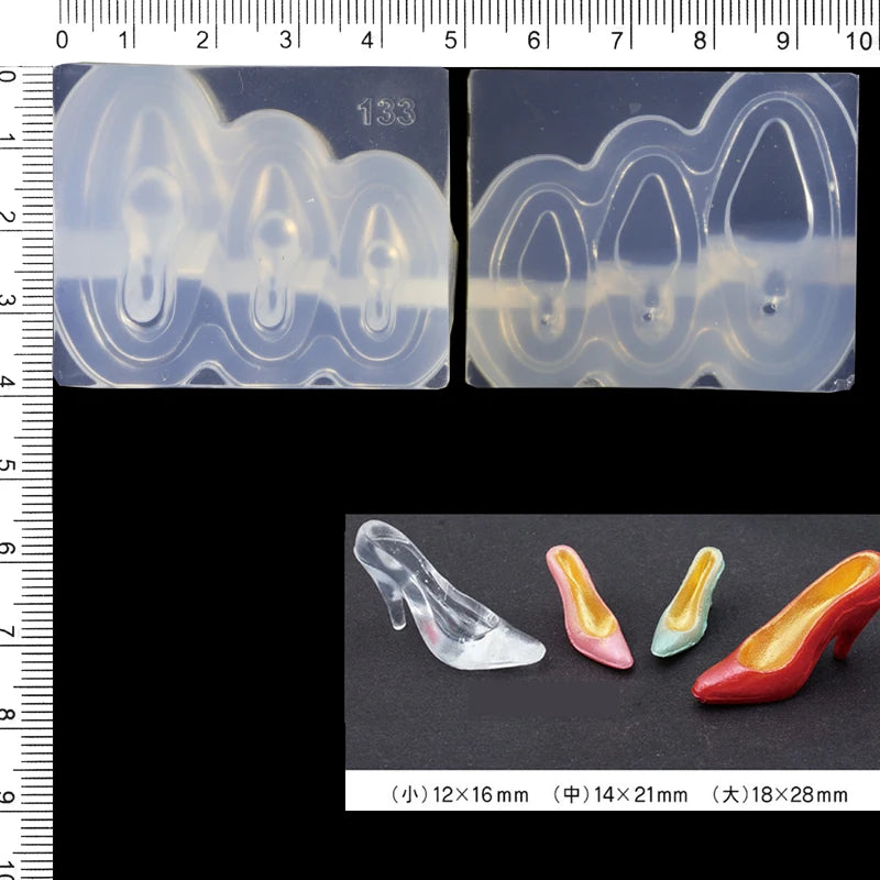 3D Mini Toast UV Resin Silicone Mold Miniature Food Play Mold Tool