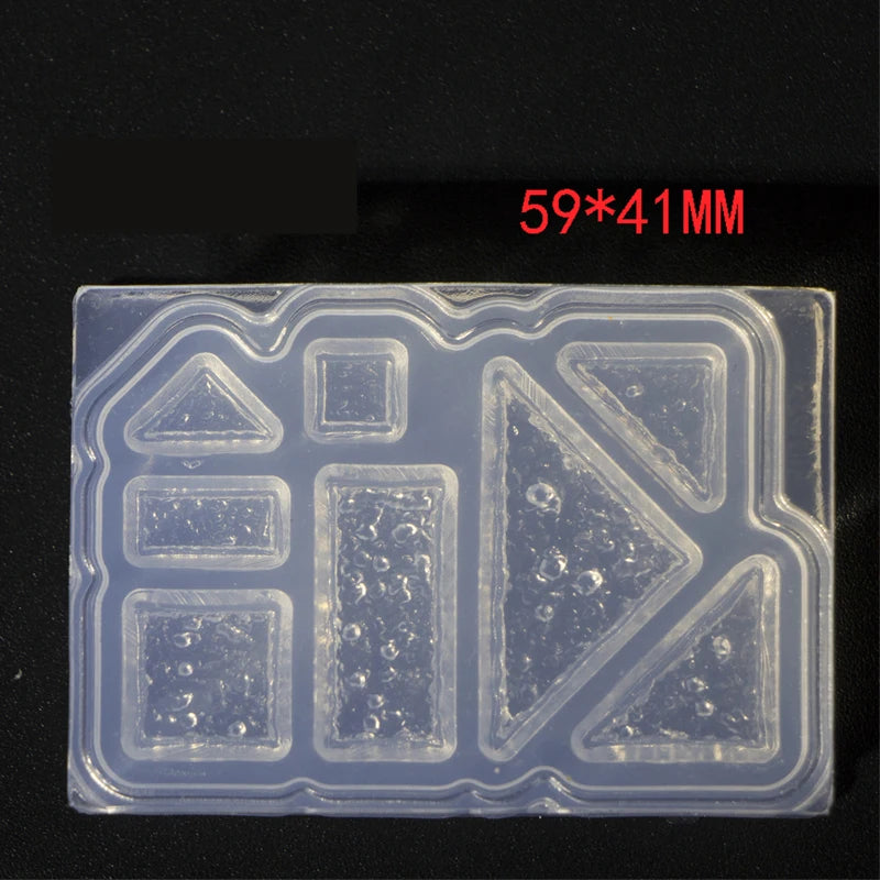 3D Mini Toast Silicone Mold for UV Resin
