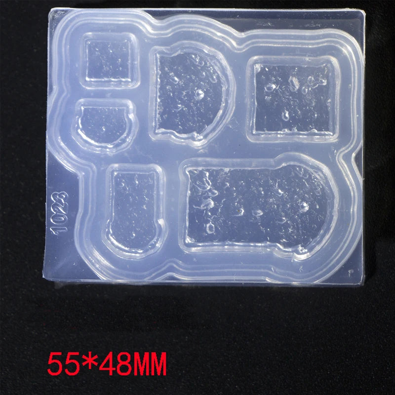 3D Mini Toast UV Resin Silicone Mold Miniture Food Play Mold Tool