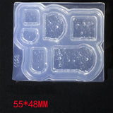 3D Mini Toast UV Resin Silicone Mold Miniture Food Play Mold Tool