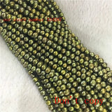 6-7mm Green Gray Freshwater Pearl Beads 14 inches