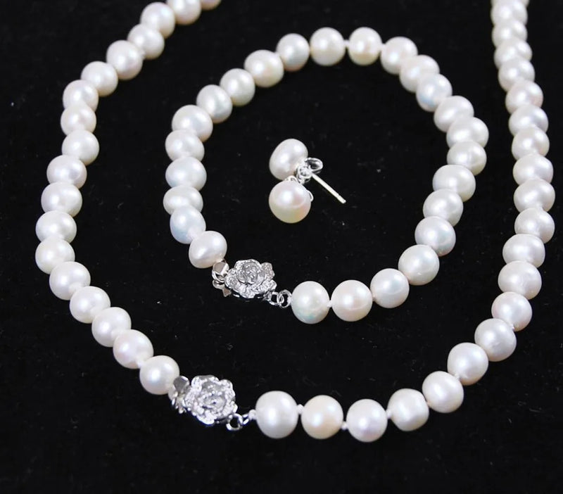 7-8mm Freshwater Pearl Jewelry Set