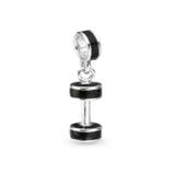 925 Silver Charm Bead for Women Bracelet Dumbbell Pendant Gift