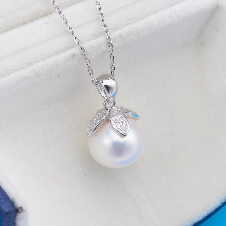 Sterling Silver Christmas Party Pearl Pendant Setting