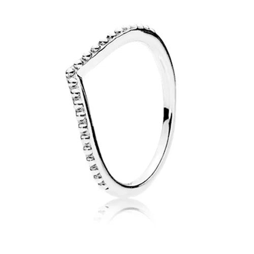 925 Silver Winter Heart Ring Clear CZ Fairytale Tiara Frost & Crystal