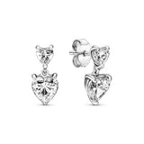 925 Silver Pan Mother?s Family Hoop Earrings