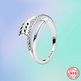 925 Sterling Silver Arrow Wrap-Around Ring for Women
