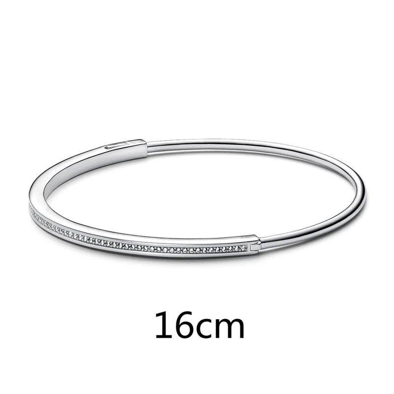 925 Silver pan Signature Bracelet for Women DIY Jewelry