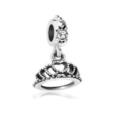 925Silver Happy Birthday Hot Air Balloon Charm Bead Necklace