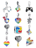 925Silver Puzzle Charm Necklace Bead For Women Bracelet Jewelry Europe Amulet