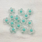 12mm 900pcs Clear Flower Bead In Beads For Necklace DIY