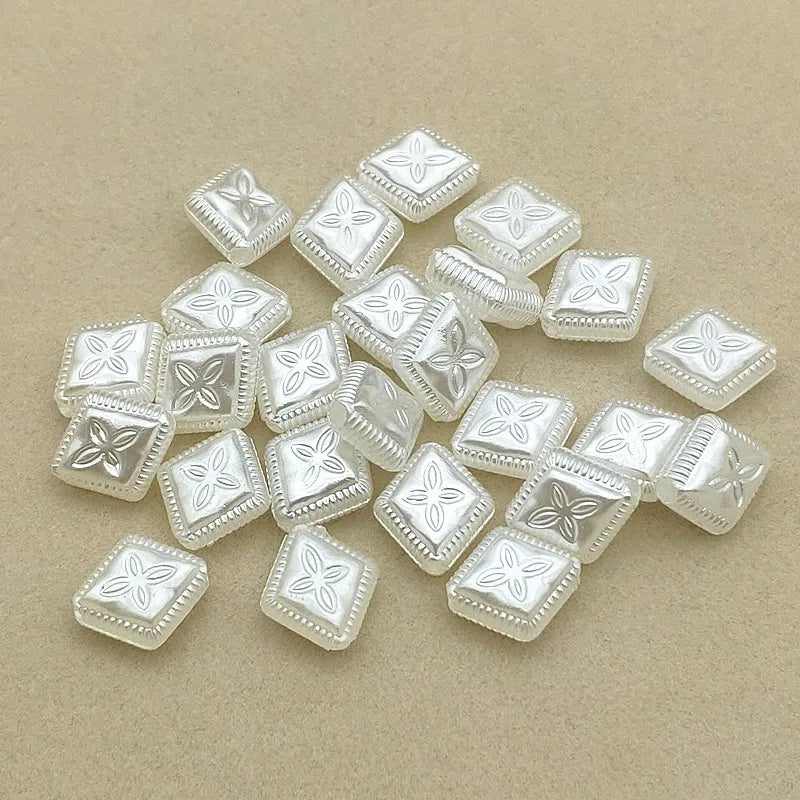 Pearl Rhombus Beads DIY Jewelry Findings 1400pcs