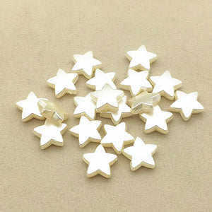 1000pcs Pearls Star Beads For Necklace Earrings DIY Parts Jewelry