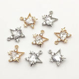 CZ Pendant Star Charm DIY Jewelry Findings
