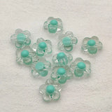 17mm 380pcs Acrylic Flower Bead DIY Jewelry Findings