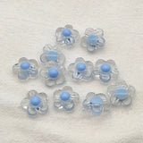 17mm 380pcs Acrylic Flower Bead DIY Jewelry Findings